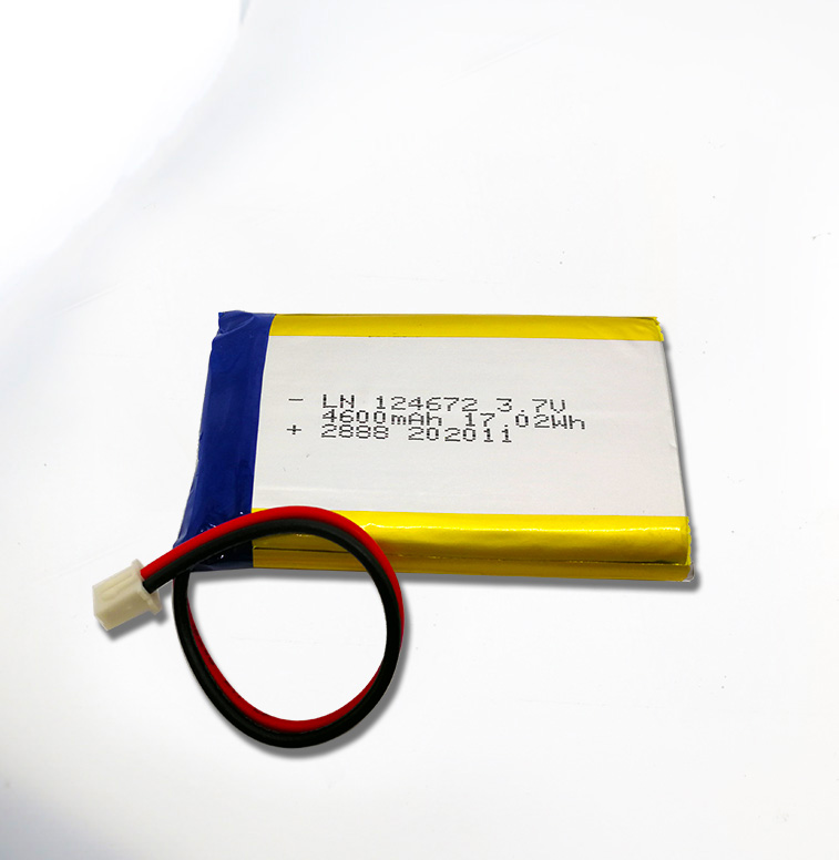 3.7V 124672 4600mAh 高温灯具聚合物锂电池 3.7V 124672 4600mAh 高温灯具聚合物锂电池
