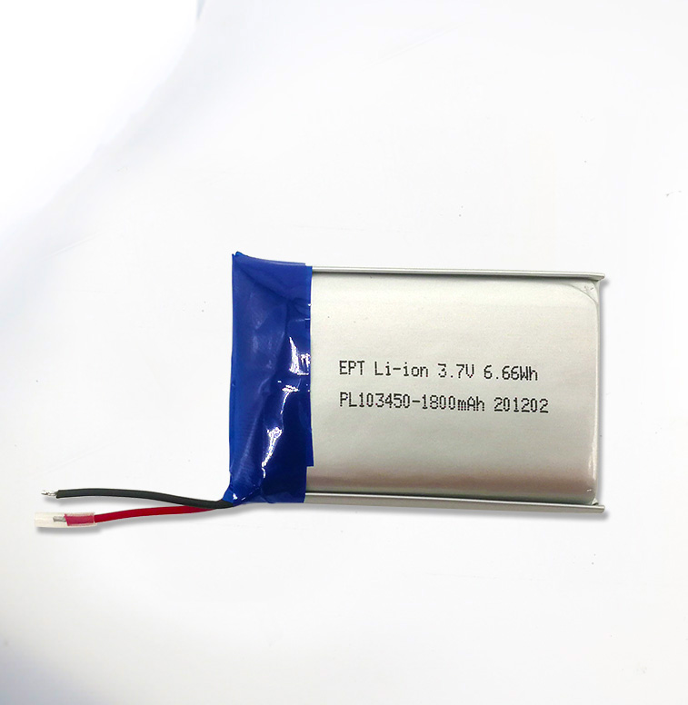 3.7V 103450 1800mAh 头灯聚合物锂电池 3.7V 103450 1800mAh 头灯聚合物锂电池